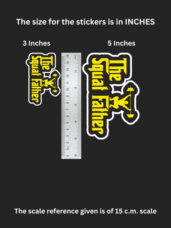 Squat Father - Iron on Patch - GYM MODE