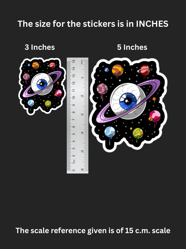 Galactic Gaze – Iron on patch – Psychedelic