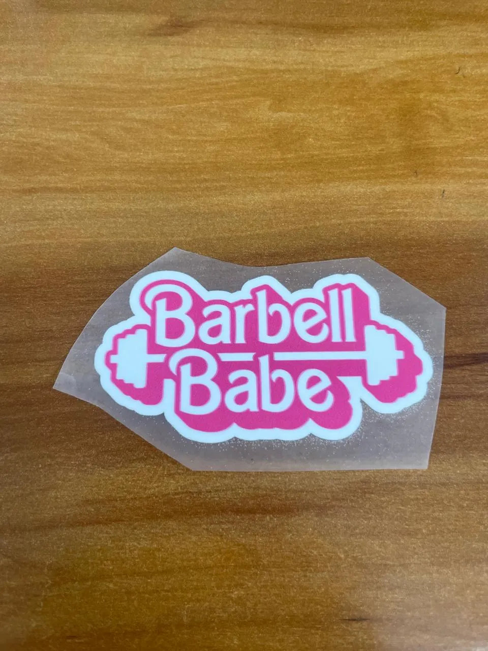 Barbell Babe – Iron on Patch – Girlie Pack