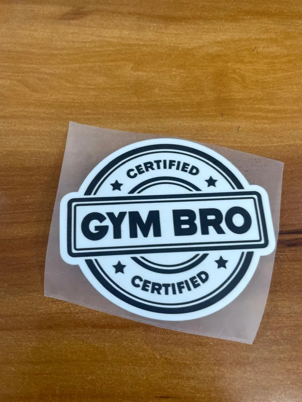 Gym Bro - Iron on patch - GYM MODE