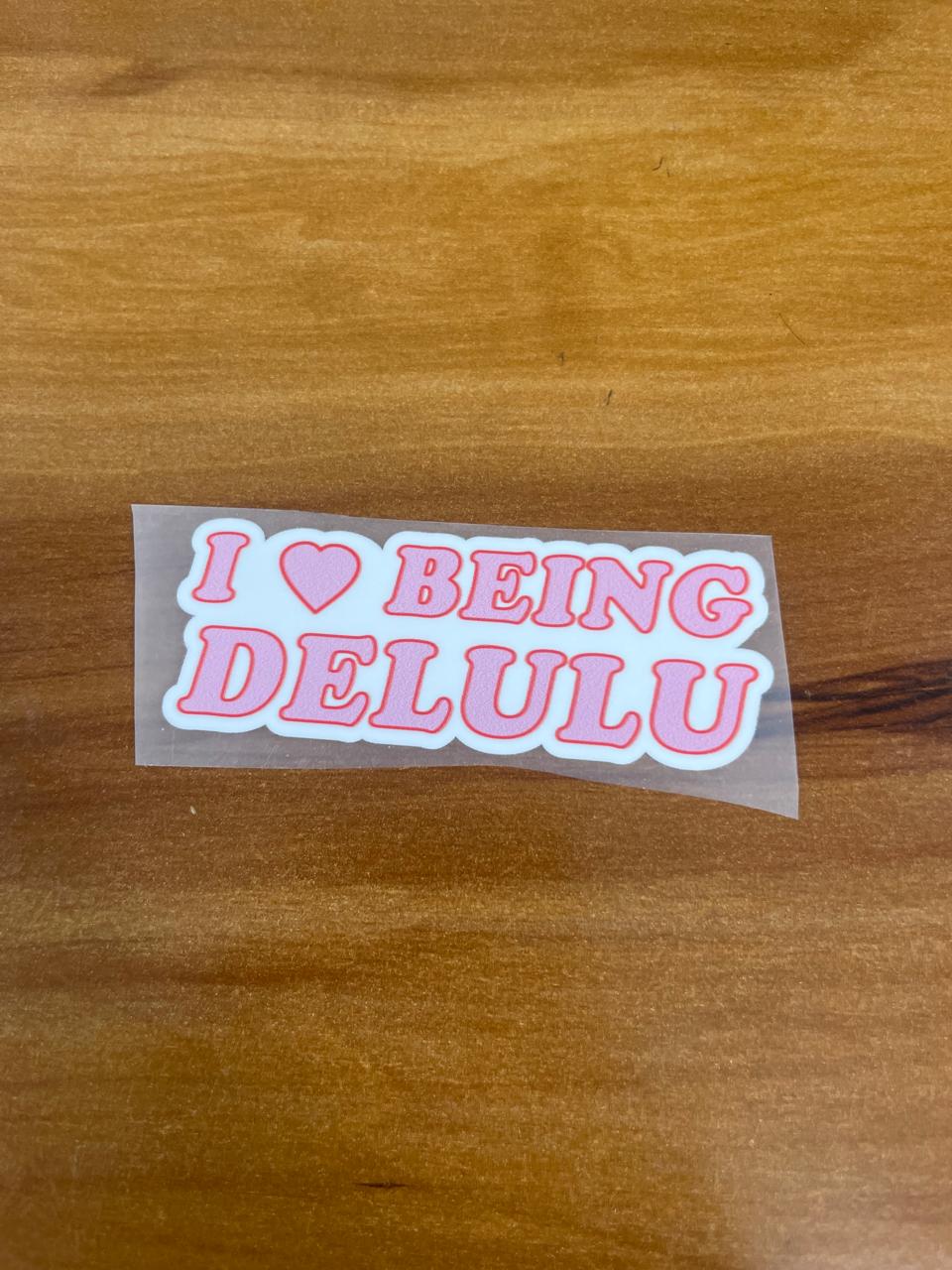Romantic Delulu – Iron on Patch – Delulu