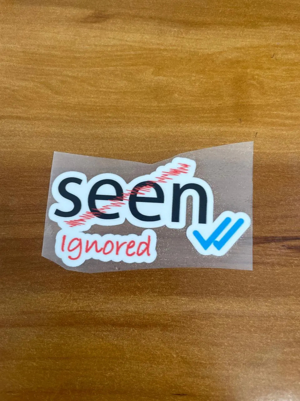 Seen & Ignored – Iron on Patch – Girlie Pack