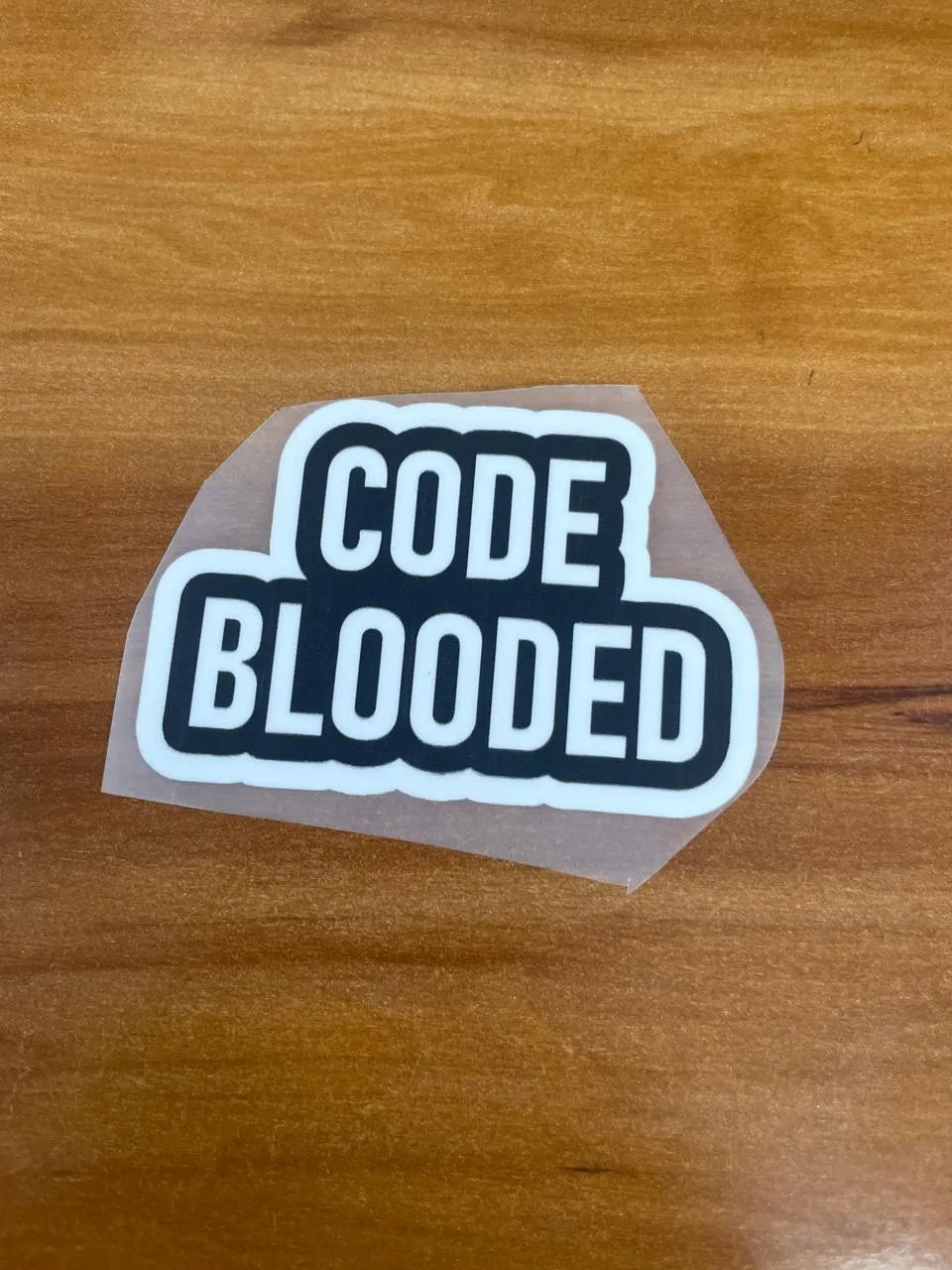 Code Blooded - Iron stick patch - Tech Pack