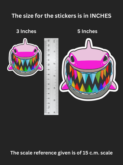 Rainbow Bite – Iron on patch – Psychedelic