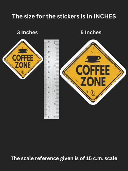 Coffee Zone - Iron on Patch - Coffee