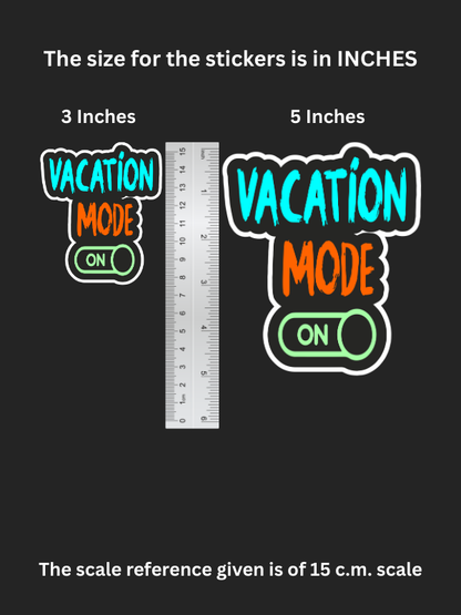 Chill Mode Activated – Iron on patch – Travel Diaries