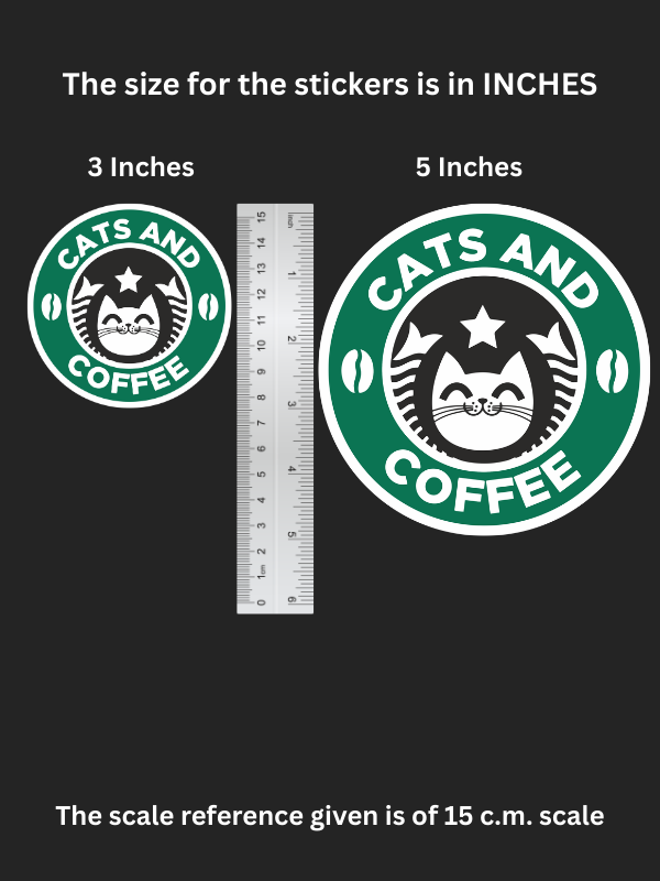 Cats & Coffee Club - Iron on Patch - Coffee