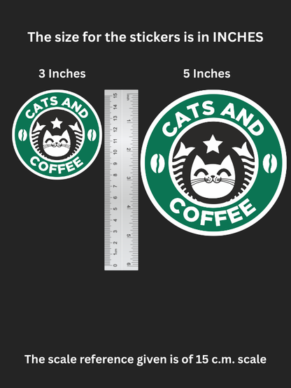 Cats & Coffee Club - Iron on Patch - Coffee
