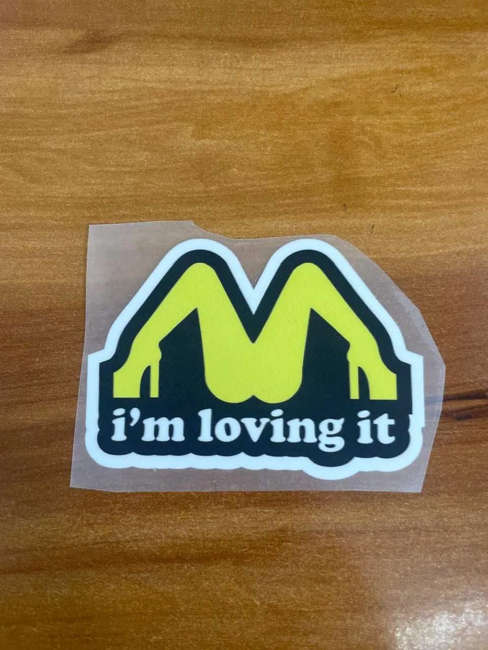Loving it - Iron on patch - Witty Humor