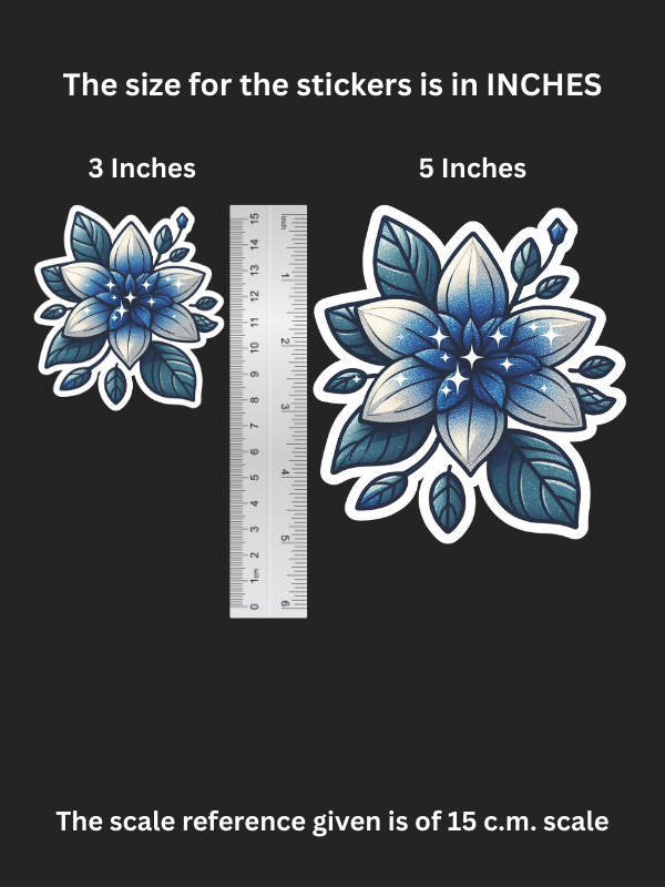 Blue Aura – Iron on Patch – Wonder Bloom