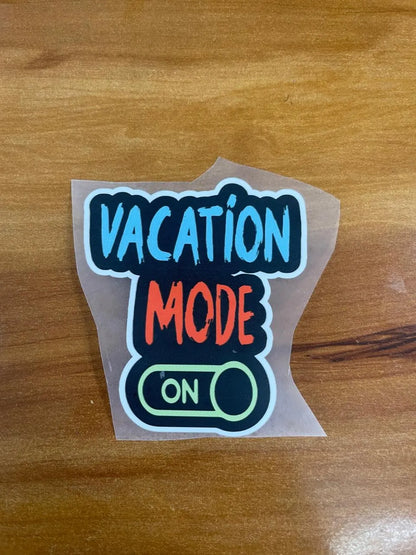 Chill Mode Activated – Iron on patch – Travel Diaries