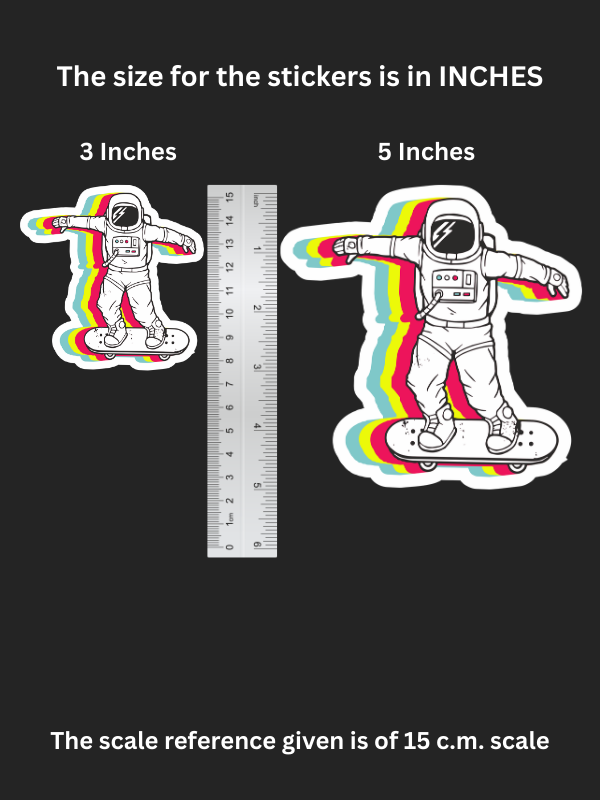 Skateboard Astronaut – Iron on patch – Psychedelic