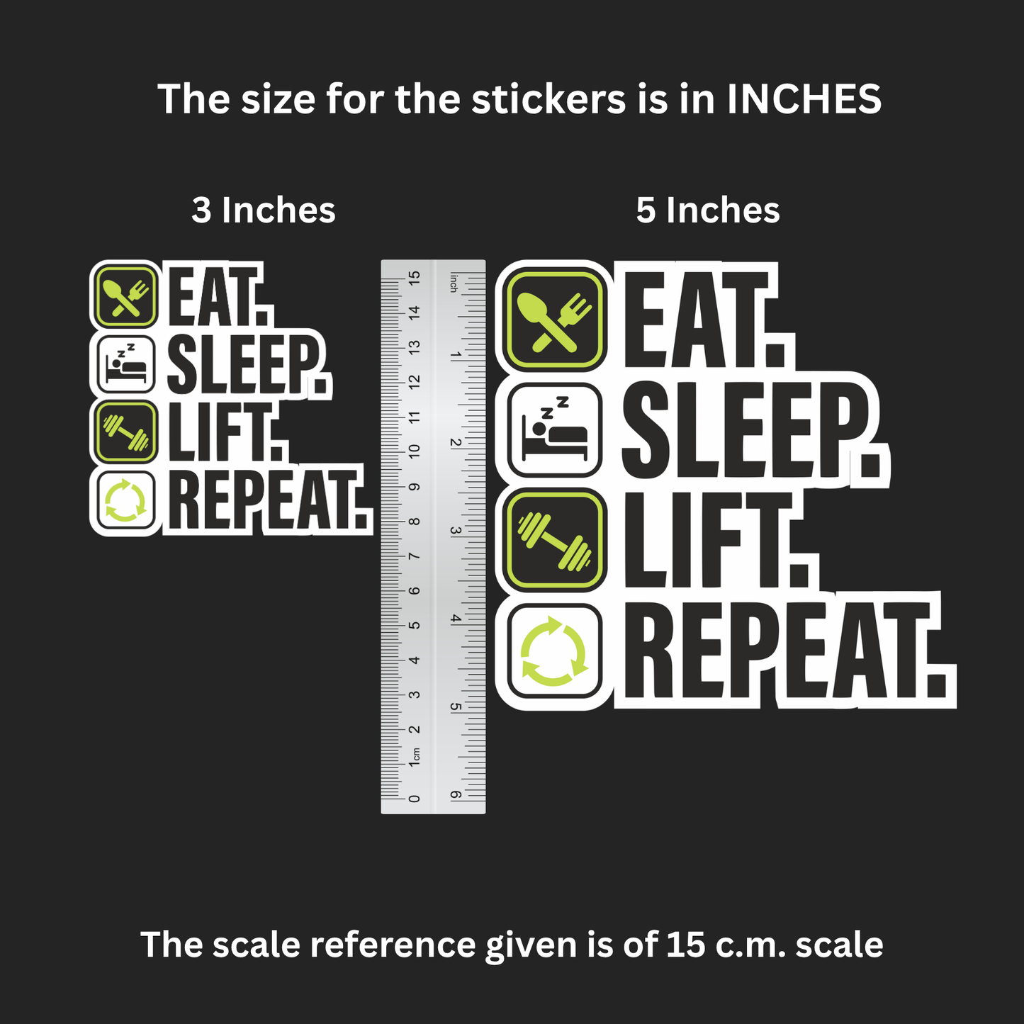 Lift Repeat - Iron on patch  - GYM MODE