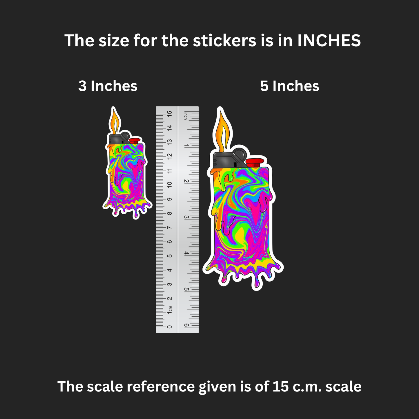 Drip & Ignite – Iron on patch – Psychedelic