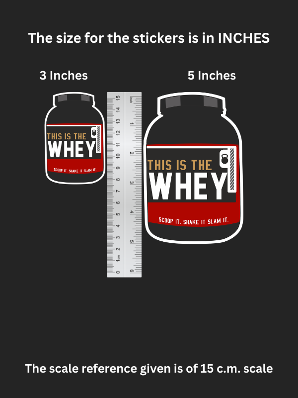 This Is The Whey - Iron on Patch - GYM MODE