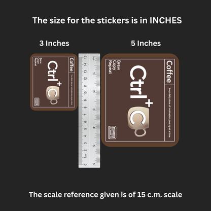 Control+C Coffee - Iron on Patch - Coffee