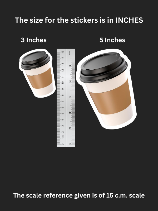 Takeaway Coffee Cup - Iron on Patch - Coffee