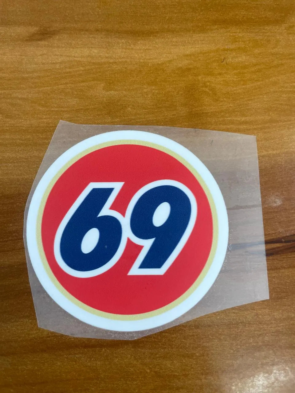 69 - Iron on patch - Witty Humor