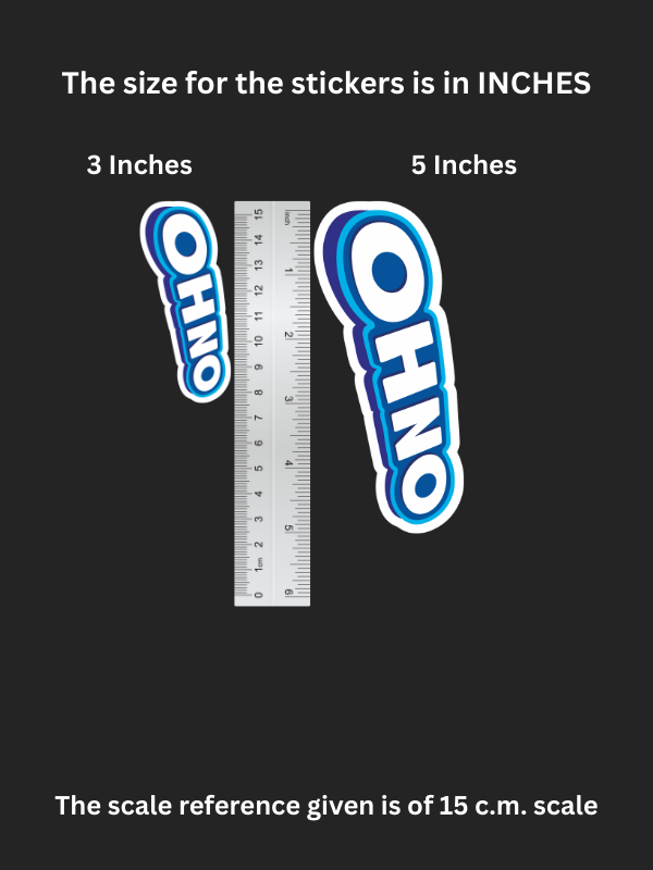 Ohno - Iron on patch - Witty Humor