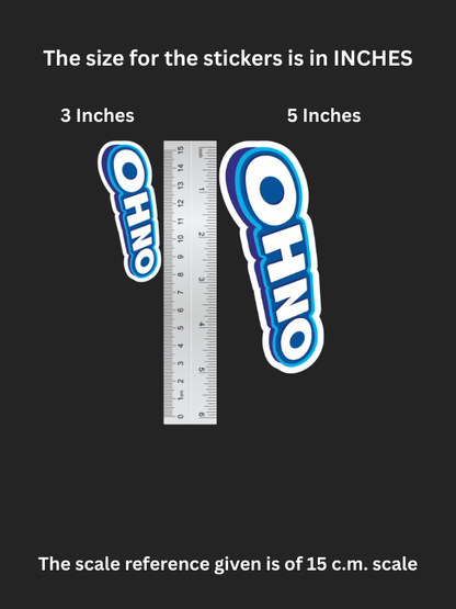 Ohno - Iron on patch - Witty Humor