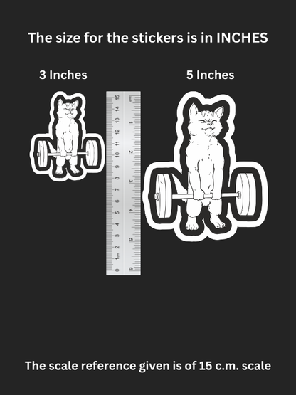 Meow Gains - Iron on patch - GYM MODE