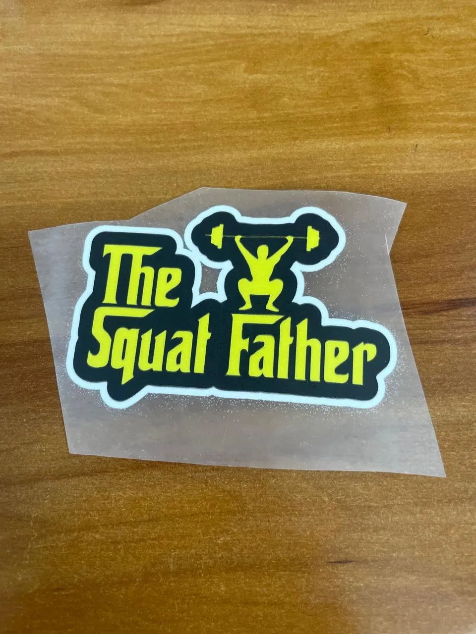 Squat Father - Iron on Patch - GYM MODE