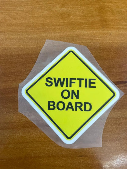 Swiftie On Board – Iron on Patch – Girlie Pack