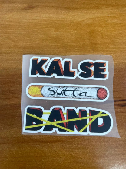 Kal Se Band - Iron on Patch - GYM MODE