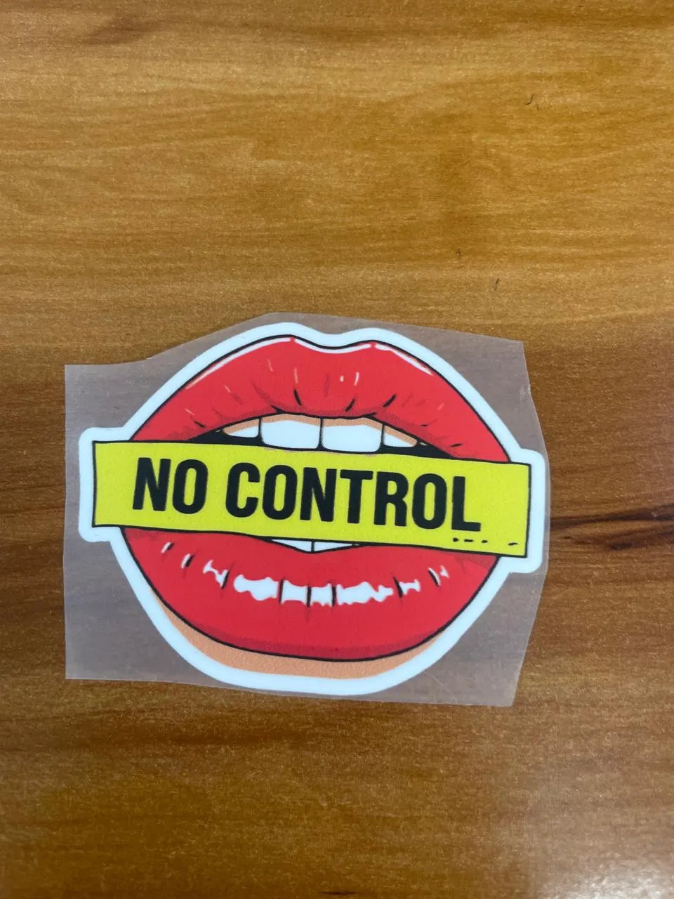 No Control Lips – Iron on Patch – Girlie Pack