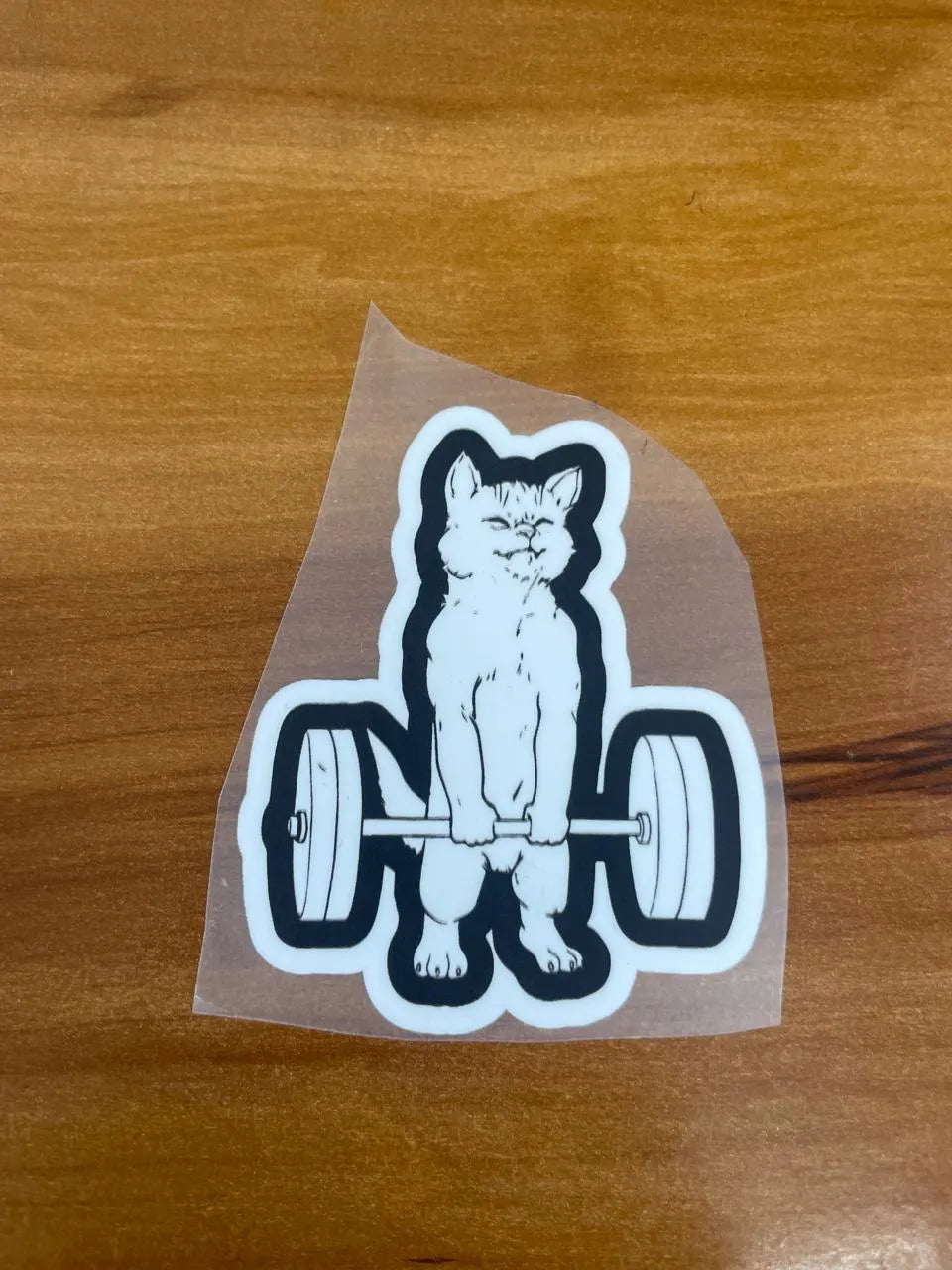 Meow Gains - Iron on patch - GYM MODE