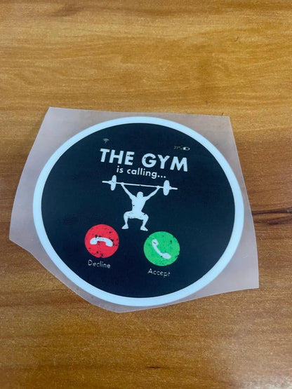 Gym Calling - Iron on Patch - GYM MODE