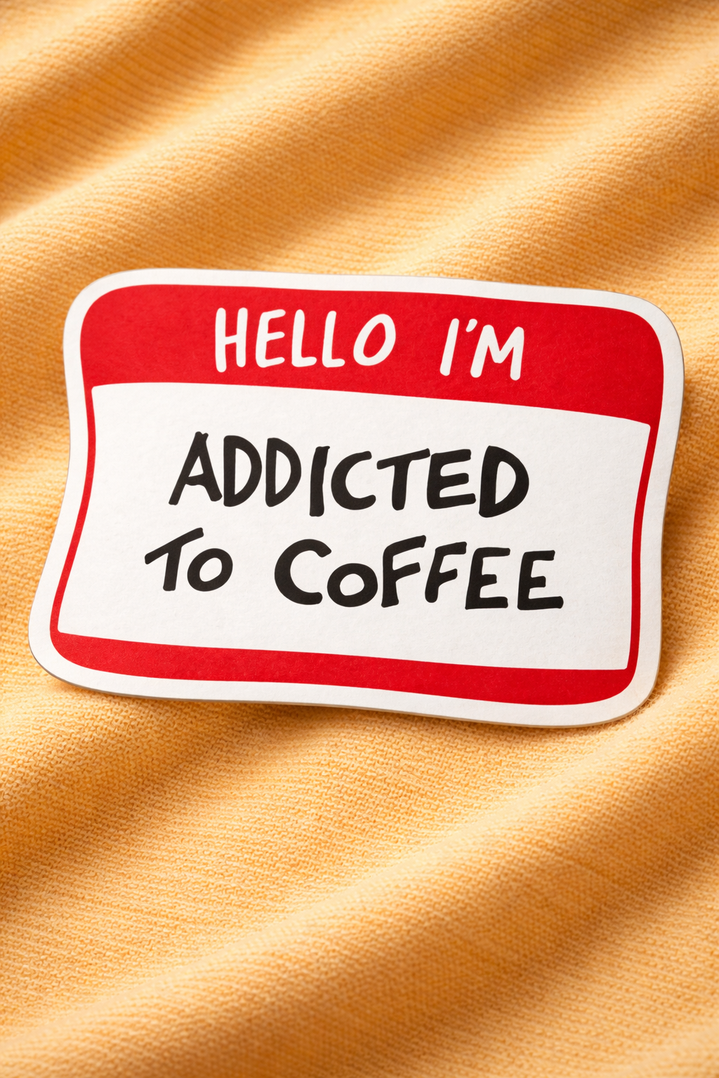 Addicted to Coffee - Iron on Patch - Coffee