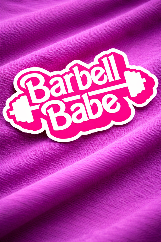 Barbell Babe – Iron on Patch – Girlie Pack