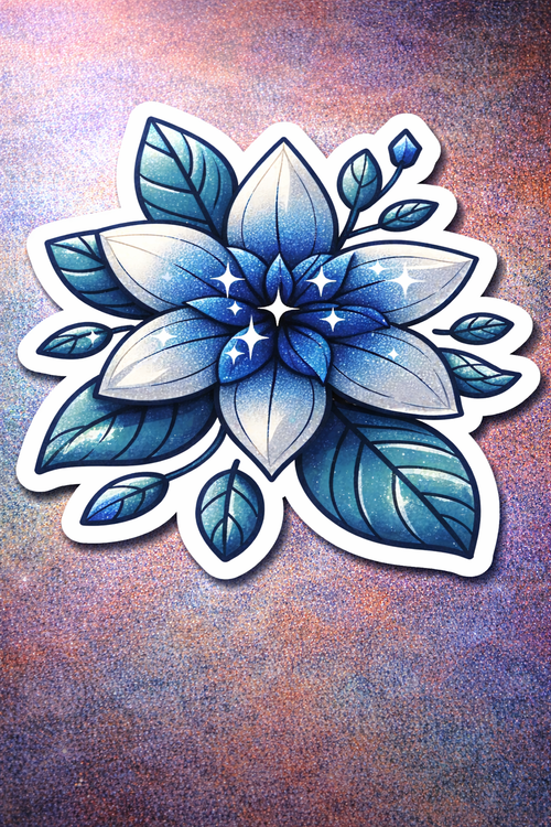 Blue Aura – Iron on Patch – Wonder Bloom