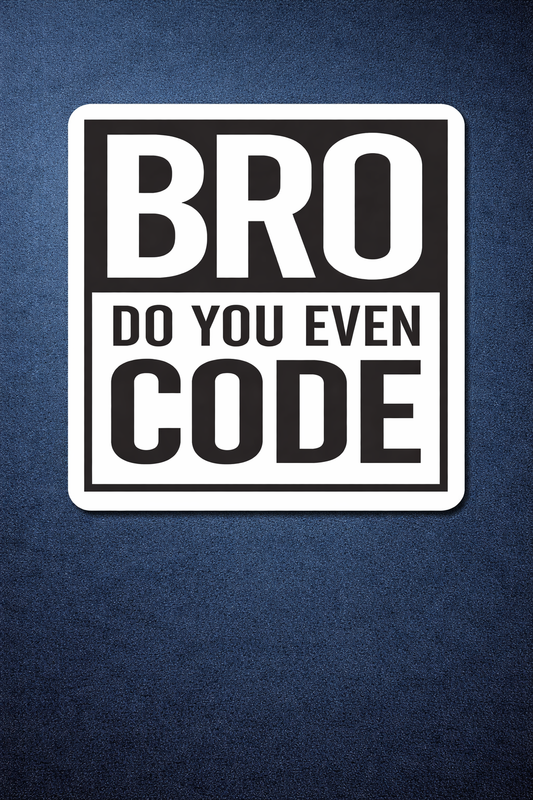 Bro-code - Iron stick patch - Tech Pack