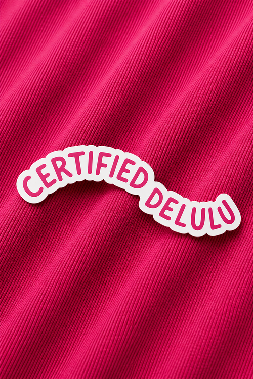 Certified Delulu – Iron on Patch – Delulu
