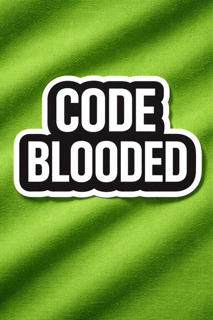 Code Blooded - Iron stick patch - Tech Pack