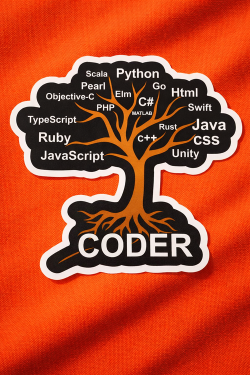 Coder - Iron stick patch - Tech Pack
