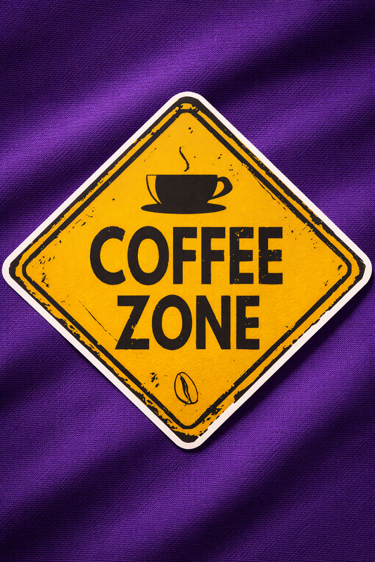 Coffee Zone - Iron on Patch - Coffee