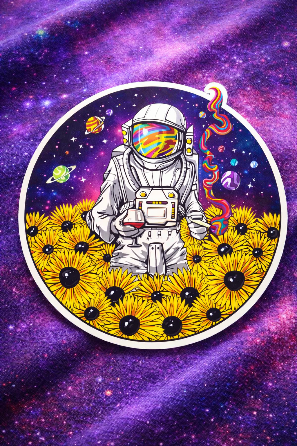 Cosmic Chill – Iron on patch – Psychedelic