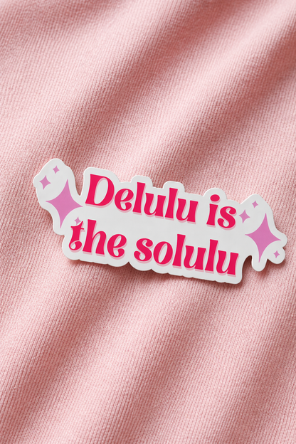 Delulu in Love –  Iron on Patch – Delulu
