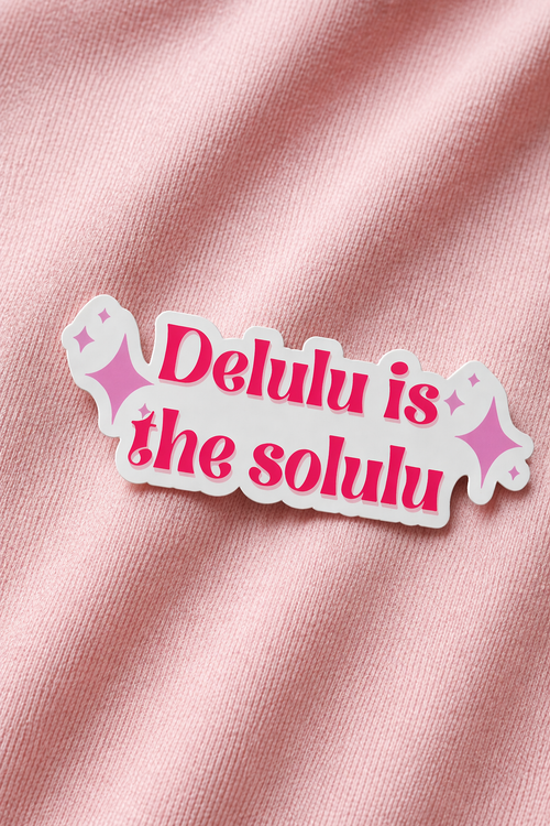 Delulu in Love –  Iron on Patch – Delulu