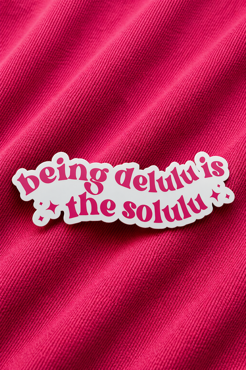Delulu is the Solulu – Iron on Patch – Delulu