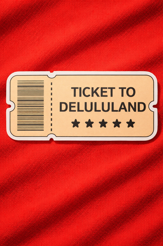 Delululand - Iron on Patch - Delulu