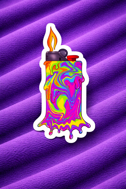 Drip & Ignite – Iron on patch – Psychedelic