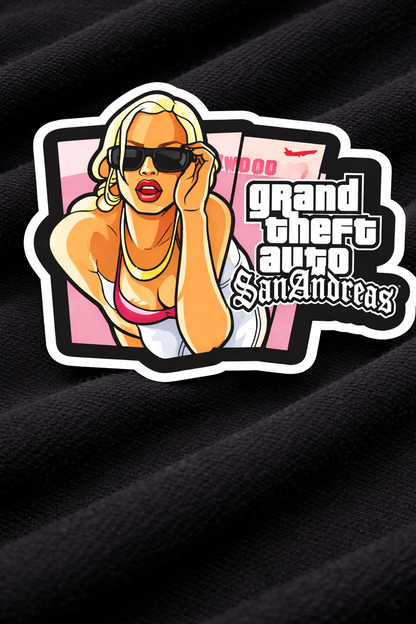 GTA Hottie - Iron on Patch - Gaming