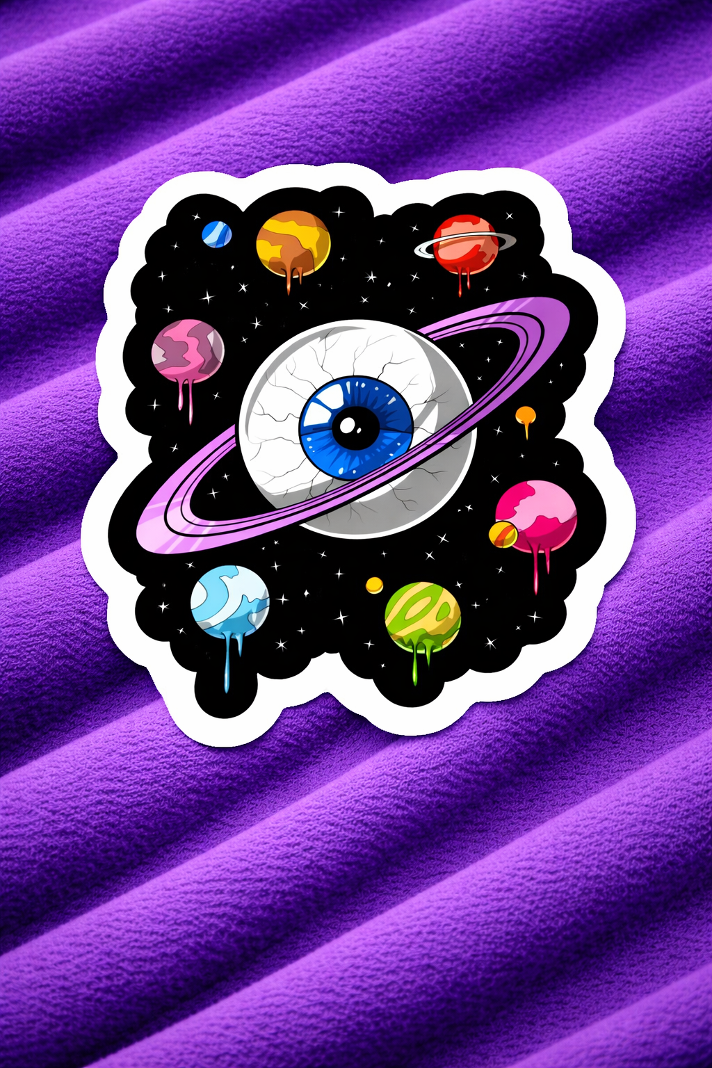 Galactic Gaze – Iron on patch – Psychedelic