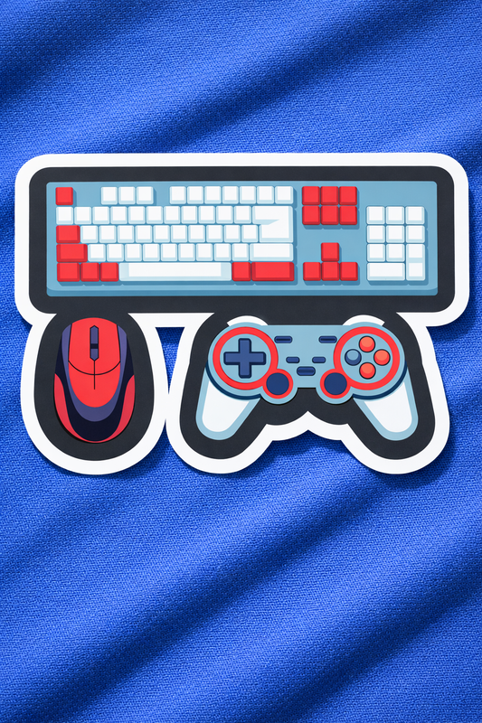 Get set Gaming - Iron on Patch - Gaming