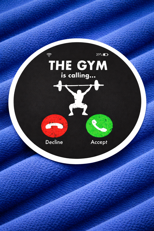 Gym Calling - Iron on Patch - GYM MODE