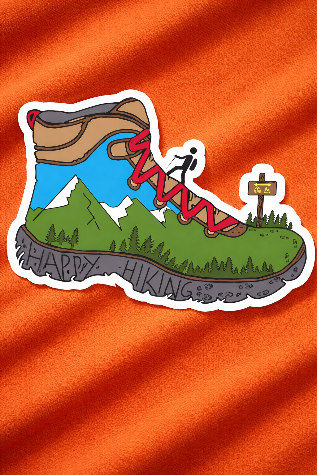Hike More – Iron on patch – Travel Diaries